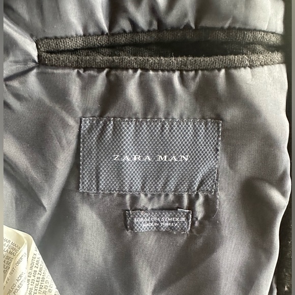 ZARA MENS BLACK JACKET S - Picture 4 of 5